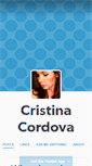 Mobile Screenshot of cristinajcordova.com