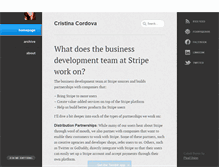 Tablet Screenshot of cristinajcordova.com